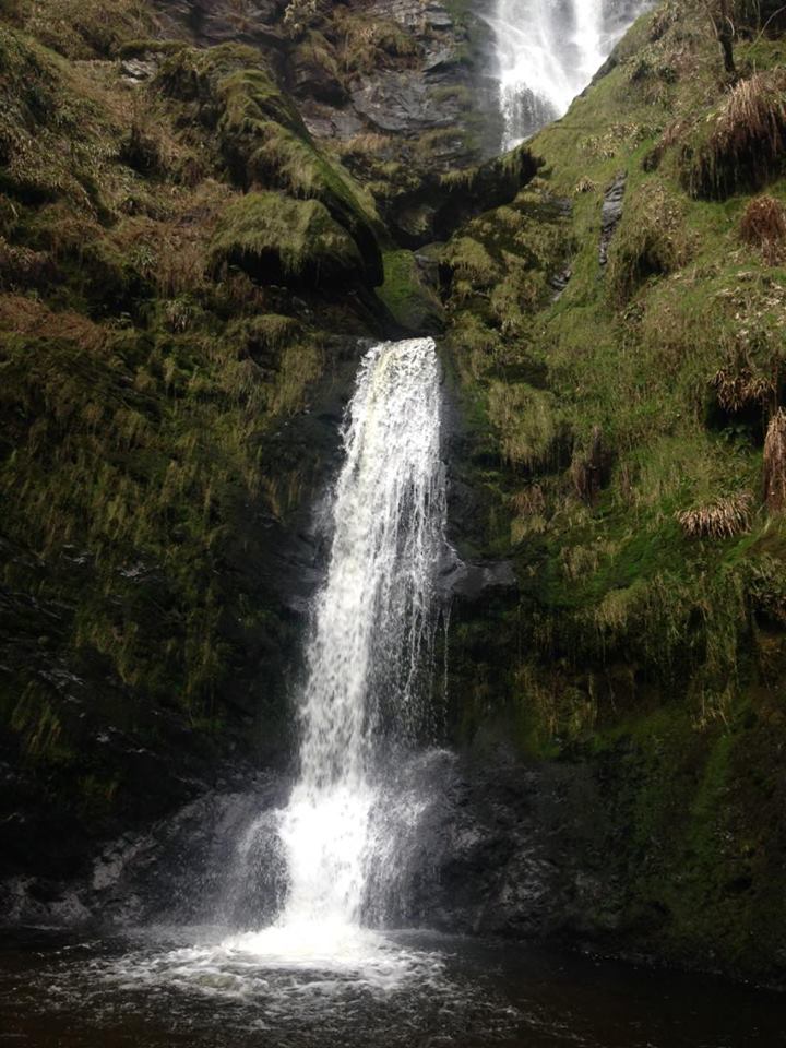 north wales waterfall