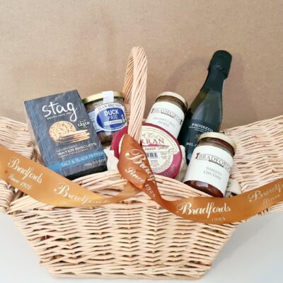 Celebrate With A Bradfords Bakers Prosecco Savoury Basket